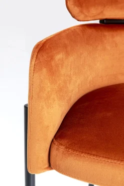 KARE Armlehnstuhl Alexia Velvet Orange Outlet