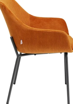 KARE Armlehnstuhl Avignon Orange Hot