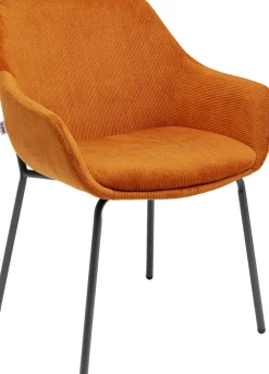 KARE Armlehnstuhl Avignon Orange Hot