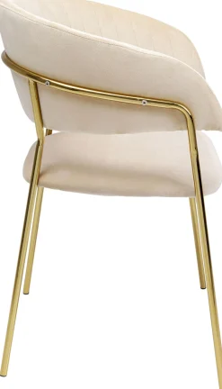 KARE Armlehnstuhl Belle Velvet Creme (2/Set) Online