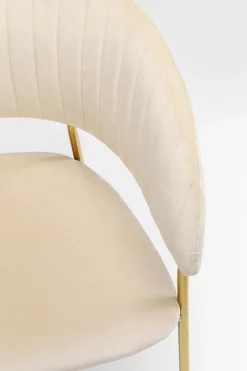 KARE Armlehnstuhl Belle Velvet Creme (2/Set) Online