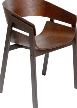 KARE Armlehnstuhl Biarritz Braun Hot