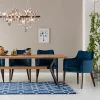 KARE Armlehnstuhl Mode Velvet Petrol Online