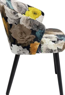 KARE Armlehnstuhl Peony Flower Gelb Online