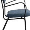 KARE Armlehnstuhl Viola Blau Outlet