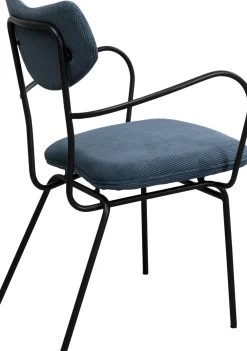 KARE Armlehnstuhl Viola Blau Outlet