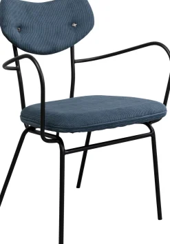 KARE Armlehnstuhl Viola Blau Outlet