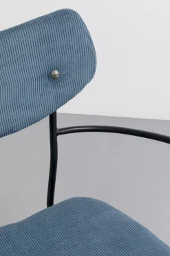 KARE Armlehnstuhl Viola Blau Outlet