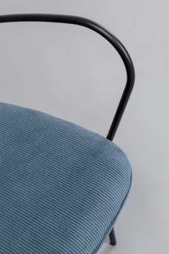 KARE Armlehnstuhl Viola Blau Outlet