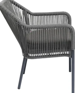 KARE Armlehnstuhl Wave Grau Clearance