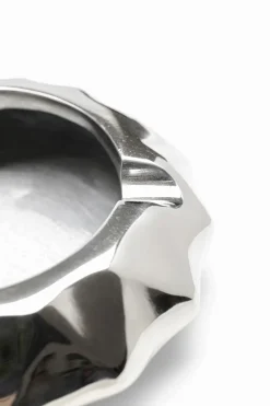 KARE Aschenbecher Avantgard Silber Ø15cm Outlet