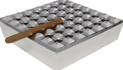 KARE Ascher Soho Square Silber 25x25cm Clearance