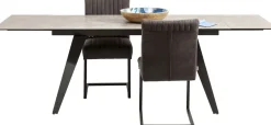 KARE Ausziehtisch Amsterdam Dunkel 160(40+40)x90cm New