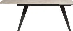 KARE Ausziehtisch Amsterdam Dunkel 160(40+40)x90cm New