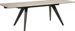 KARE Ausziehtisch Amsterdam Dunkel 160(40+40)x90cm New