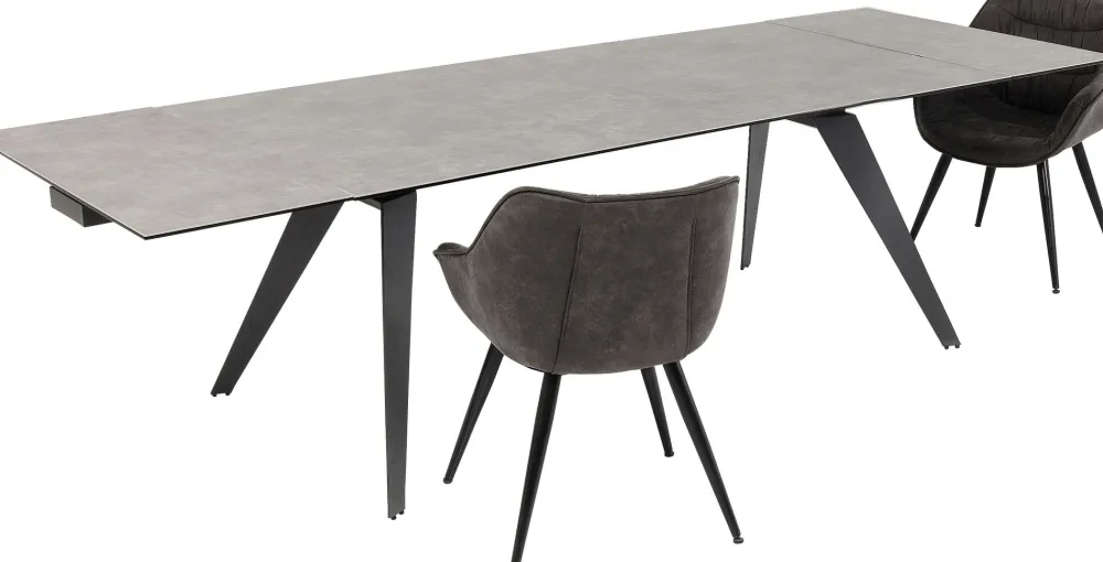 KARE Ausziehtisch Amsterdam Dunkel 200(45+45)x100cm Discount