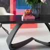 KARE Ausziehtisch Bellagio Glas 180(40+40)x95cm Best