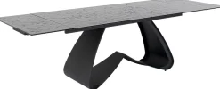 KARE Ausziehtisch Bellagio Glas 180(40+40)x95cm Best