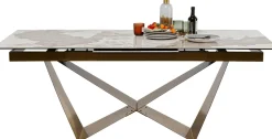 KARE Ausziehtisch Connesso Brass 200(+60)x90cm Discount