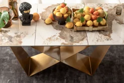 KARE Ausziehtisch Connesso Brass 200(+60)x90cm Discount