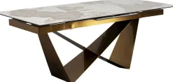 KARE Ausziehtisch Connesso Brass 200(+60)x90cm Discount