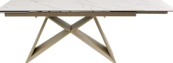 KARE Ausziehtisch Nelly Greige 180(40+40)x90cm Sale