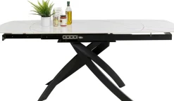 KARE Ausziehtisch Twist Onyx 120(30+30)x90cm Hot
