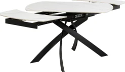 KARE Ausziehtisch Twist Onyx 120(30+30)x90cm Hot