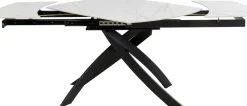 KARE Ausziehtisch Twist Onyx 120(30+30)x90cm Hot