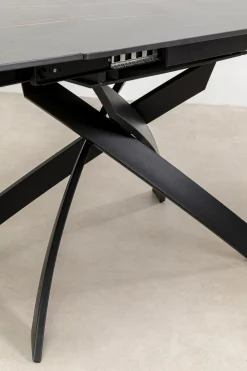 KARE Ausziehtisch Twist Schwarz 120(30+30)x90cm Discount