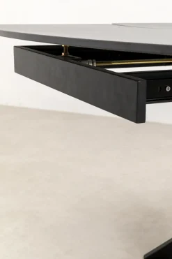 KARE Ausziehtisch Twist Schwarz 120(30+30)x90cm Discount
