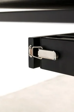 KARE Ausziehtisch Twist Schwarz 120(30+30)x90cm Discount