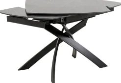KARE Ausziehtisch Twist Schwarz 120(30+30)x90cm Discount