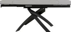 KARE Ausziehtisch Twist Schwarz 120(30+30)x90cm Discount