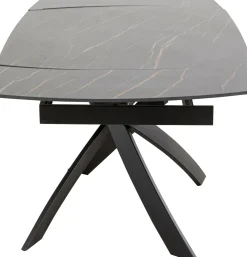 KARE Ausziehtisch Twist Schwarz 120(30+30)x90cm Discount