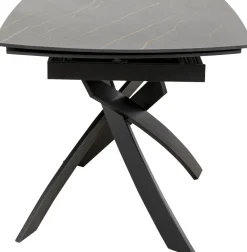 KARE Ausziehtisch Twist Schwarz 120(30+30)x90cm Discount