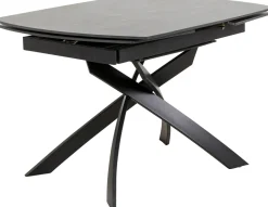 KARE Ausziehtisch Twist Schwarz 120(30+30)x90cm Discount