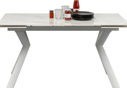 KARE Ausziehtisch Xenia Weiß 140(+30+30)x80cm Hot