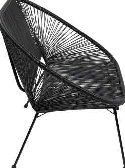 KARE Bank Acapulco Mono Schwarz Hot