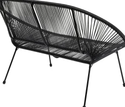 KARE Bank Acapulco Mono Schwarz Hot