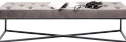 KARE Bank Crossover Grau Schwarz 150x40cm Outlet