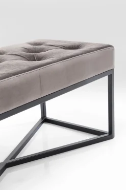 KARE Bank Crossover Grau Schwarz 90x40cm New