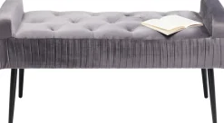 KARE Bank Lofty Grau Schwarz New