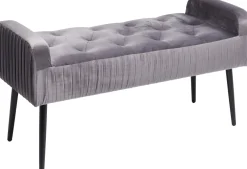 KARE Bank Lofty Grau Schwarz New