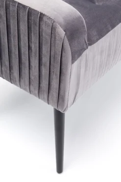 KARE Bank Lofty Grau Schwarz New