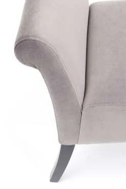 KARE Bank Motley Velvet Silvergrey Hot