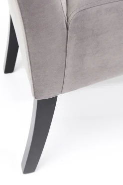KARE Bank Motley Velvet Silvergrey Hot