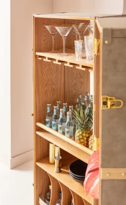 KARE Barschrank West Coast Mobile 60x154cm Clearance