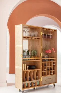 KARE Barschrank West Coast Mobile 60x154cm Clearance
