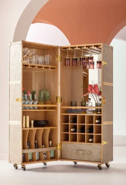 KARE Barschrank West Coast Mobile 60x154cm Clearance